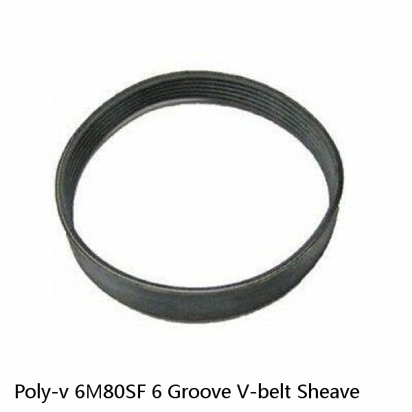 Poly-v 6M80SF 6 Groove V-belt Sheave
