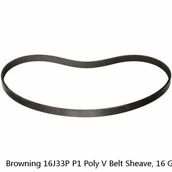 Browning 16J33P P1 Poly V Belt Sheave, 16 Groove, J Type, 3.30" OD, P1 Bushing #1 small image