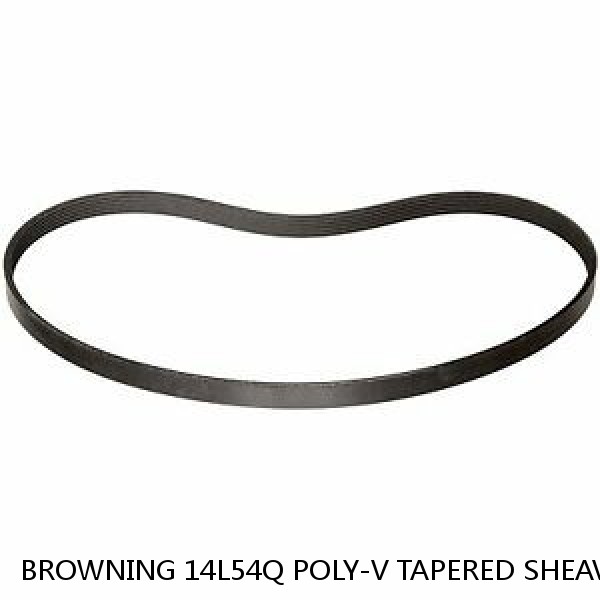 BROWNING 14L54Q POLY-V TAPERED SHEAVES W/SPLIT TAPER BUSHING 5.4"-OUT (J42) #1 small image