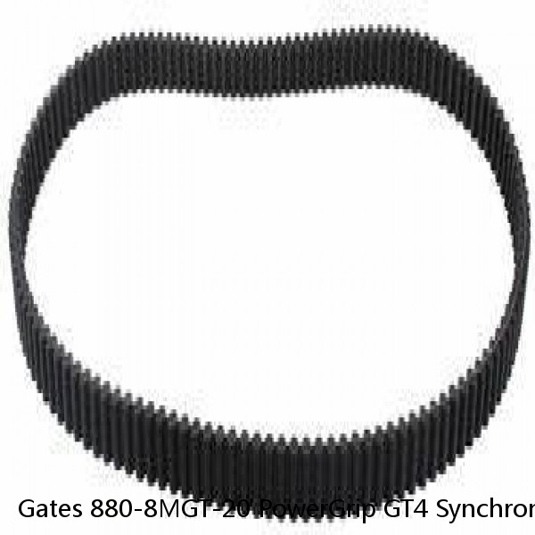 Gates 880-8MGT-20 PowerGrip GT4 Synchronous Belt 8MM Pitch 95790025 [B7B1] #1 image
