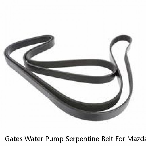 Gates Water Pump Serpentine Belt For Mazda Tribute 2004 - 2006 #1 image