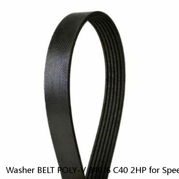 Washer BELT POLY-V 840J6 C40 2HP for Speed Queen P/N: F8382804 [USED] #1 image