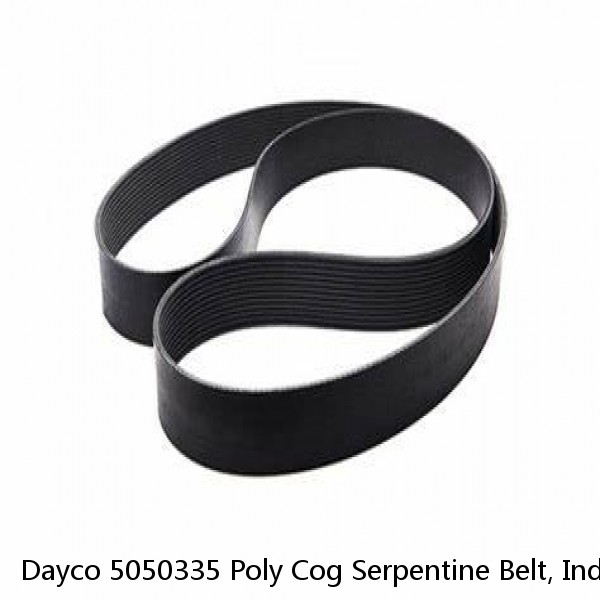 Dayco 5050335 Poly Cog Serpentine Belt, Industry Number 5PK0850 #1 image