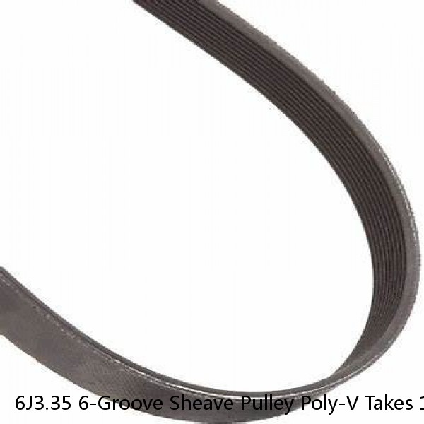 6J3.35 6-Groove Sheave Pulley Poly-V Takes 1610 Taper Lock Dodge 122961 #1 image